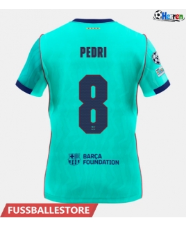 Günstige Barcelona Pedri Gonzalez #8 3rd trikot 2026-27 Kurzarm